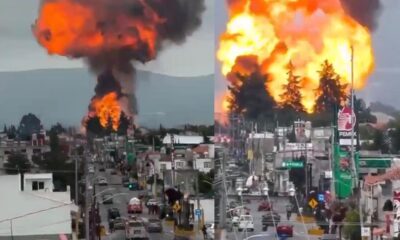 Las autoridades informaron que los equipos de emergencia realizan labores de enfriamiento de las unidades siniestradas y mantienen resguardados los perímetros de seguridad para evitar que la población se acerque al área de riesgo
