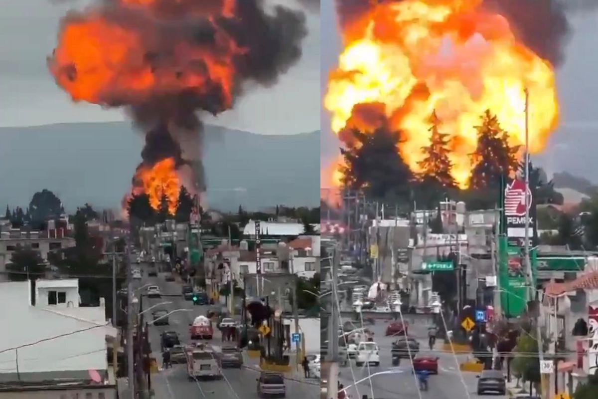Las autoridades informaron que los equipos de emergencia realizan labores de enfriamiento de las unidades siniestradas y mantienen resguardados los perímetros de seguridad para evitar que la población se acerque al área de riesgo