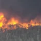 Las autoridades señalaron que el humo podría persistir en las comunidades cercanas, aunque se espera que las condiciones mejoren conforme aumenten las temperaturas durante el día.
