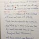 El mensaje fue redactado en una libreta tipo Post-it con tinta azul y roja, e incluía corazones dibujados junto a las palabras “Irán” y “naciones”.