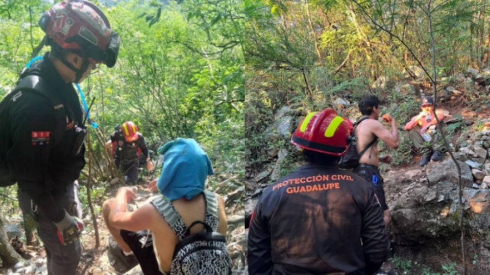 Ninguna de las personas requirió traslado hospitalario, aunque todos reportaron cansancio extremo y dolor muscular derivado del esfuerzo realizado durante la caminata.