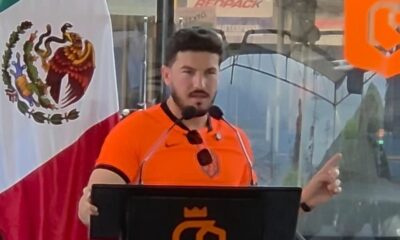 Además, el gobernador invitó a los asistentes a seguir las redes sociales de Mariana Rodríguez para conocer las actividades relacionadas con el Fan Fest del Mundial
