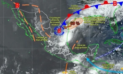 La dependencia federal pronosticó intervalos de chubascos con acumulados de entre 5 y 25 milímetros en distintas regiones del estado, acompañados de descargas eléctricas, posibles granizadas y rachas fuertes de viento durante las tormentas.