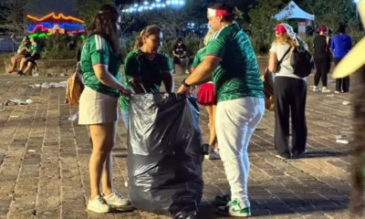 Decenas de personas colaboraron con el personal de limpieza del Municipio de Monterrey