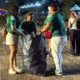 Decenas de personas colaboraron con el personal de limpieza del Municipio de Monterrey