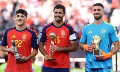 La Bota de Oro fue para el delantero francés Kylian Mbappé, quien terminó como máximo goleador de la Copa del Mundo con 10 anotaciones