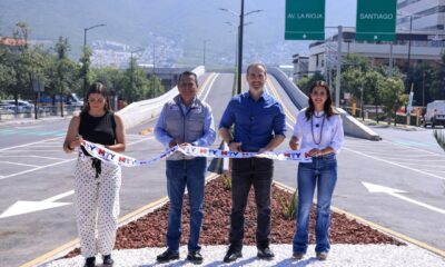 El puente La Rioja tiene una longitud de 420 metros, un carril por sentido, acotamientos, cruces peatonales y ciclistas, 34 luminarias, jardineras y un paradero de transporte urbano sobre la Carretera Nacional.
