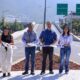 El puente La Rioja tiene una longitud de 420 metros, un carril por sentido, acotamientos, cruces peatonales y ciclistas, 34 luminarias, jardineras y un paradero de transporte urbano sobre la Carretera Nacional.