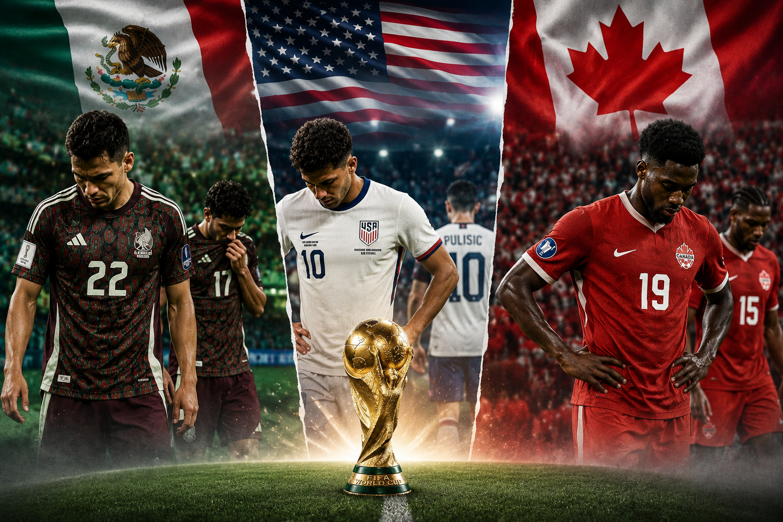 La primera anfitriona en despedirse fue Canadá, que también quedó eliminada en la fase de Octavos de Final tras no poder superar a su rival europeo