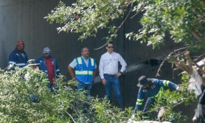Al operativo de limpieza también acudió el secretario de Administración, Marcelo Segovia, quien invitó a la ciudadanía a denunciar a quienes arrojen basura en este tipo de espacios.