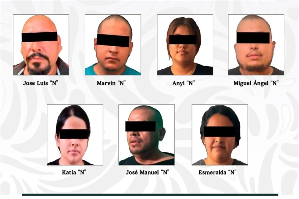 Entre los capturados se encuentra Cristian Maximiliano “N”, alias “X1”, señalado como integrante de una célula vinculada con el grupo criminal Los Caballeros Templarios.