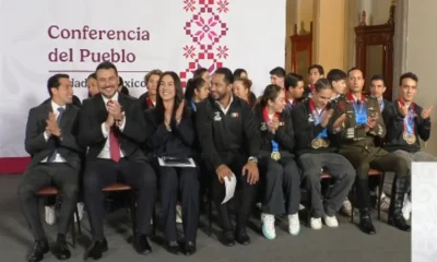 La presidenta Claudia Sheinbaum confirmó que las becas aumentarán al menos 10 por ciento y señaló que su administración buscará destinar mayores recursos a la preparación, los viajes y las competencias de los seleccionados nacionales.