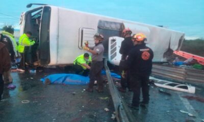 El accidente ocurrió durante la mañana de este lunes 31 de agosto, sobre la carretera a Santa María la Floreña, a la altura del ejido La Victoria.