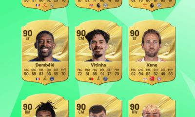 Con 89 puntos aparecen Gabriel Magalhães, Gianluigi Donnarumma, Bruno Fernandes, Khvicha Kvaratskhelia, Nuno Mendes, Willian Pacho, Lionel Messi y Vinícius Júnior