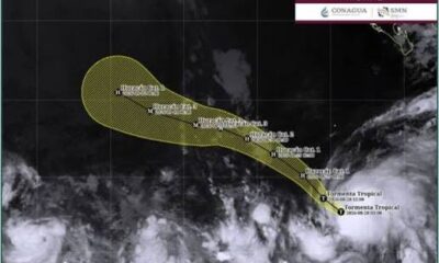 El pronóstico señala que ‘Karina’ podría alcanzar la categoría 3 entre la tarde y noche del 30 de agosto y permanecer con esa intensidad durante aproximadamente dos días, antes de debilitarse nuevamente a categoría 1