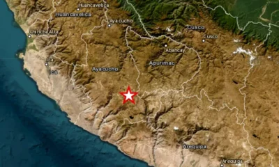 El Instituto Geofísico del Perú informó que el epicentro se ubicó aproximadamente a 35 kilómetros al norte de Coracora, con una profundidad de 108 kilómetros
