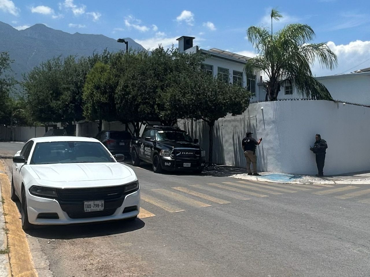 El atraco fue descubierto durante la mañana de este lunes en un domicilio situado sobre la calle Broni, cerca de su cruce con Treto