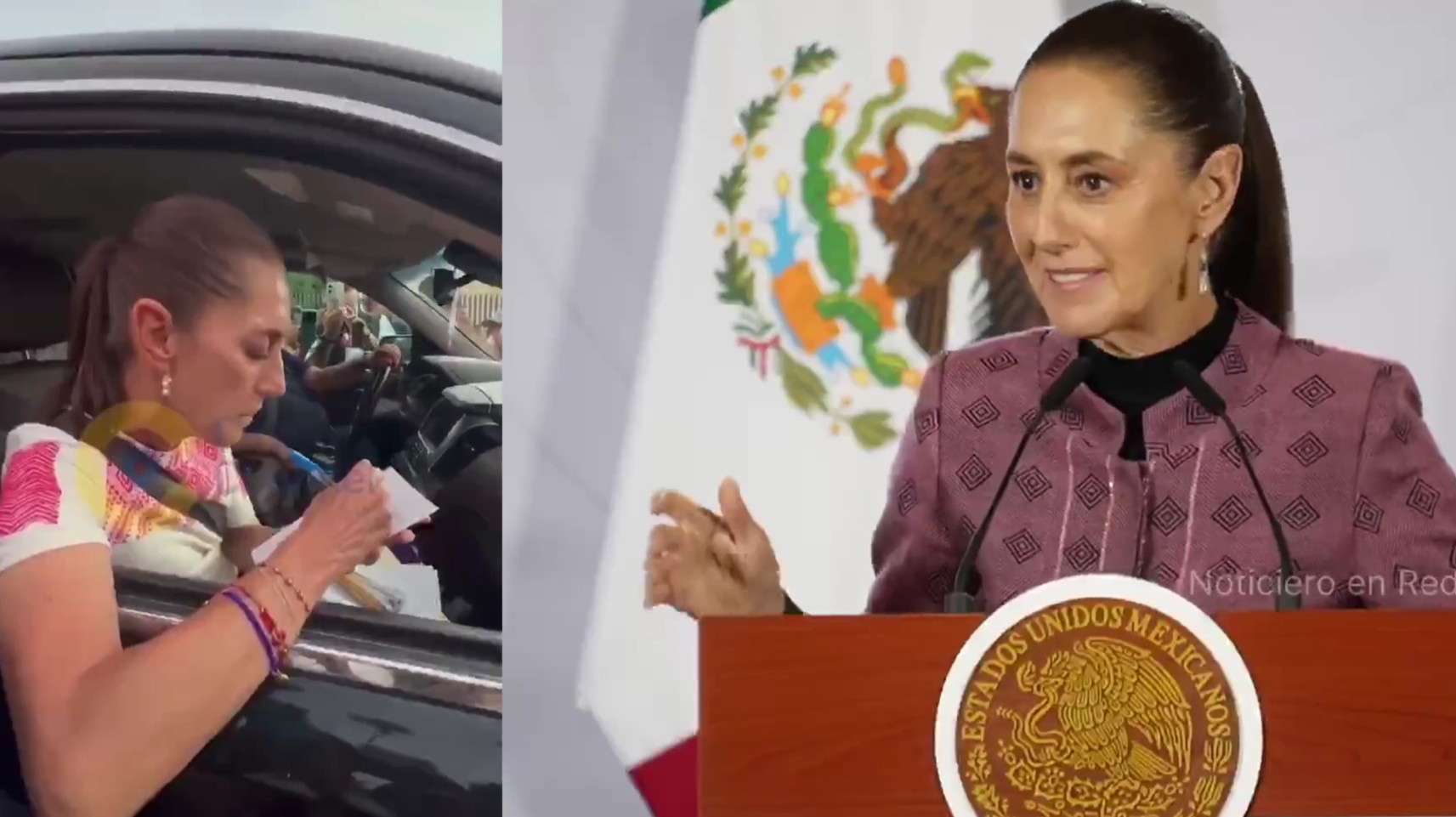 “Estaba tan enojada que, pues yo pacientemente le dije: ‘A ver, déjeme tomar su nombre’. No quiso su nombre”, relató Sheinbaum.