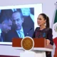 La presidenta también volvió a cuestionar la estrategia de seguridad implementada durante el sexenio de Calderón, particularmente la llamada guerra contra el narcotráfico.