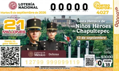 El Sorteo Mayor 4027 tuvo además un significado especial, pues estuvo dedicado a los Niños Héroes de Chapultepec y a la defensa del Colegio Militar durante la intervención estadounidense de 1847.