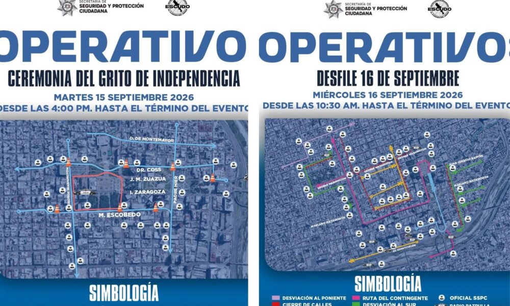 Los accesos desde Constitución hacia la Macroplaza permanecerán cerrados en Zuazua y Doctor Coss.