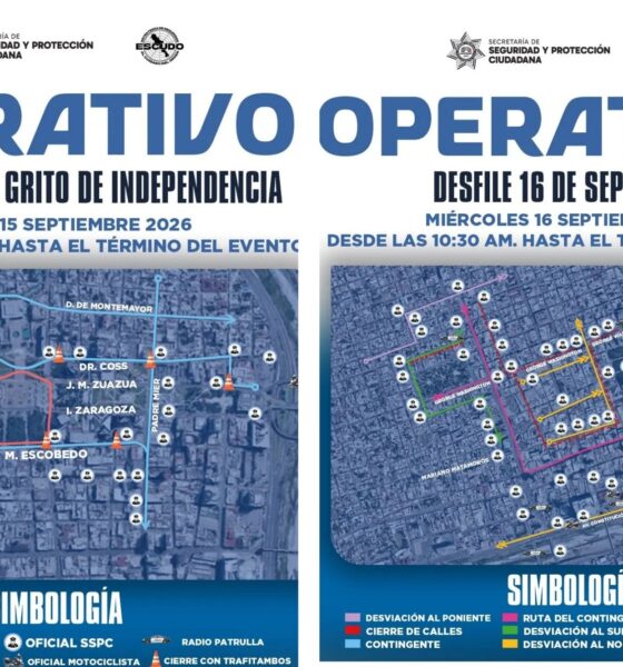 Los accesos desde Constitución hacia la Macroplaza permanecerán cerrados en Zuazua y Doctor Coss.