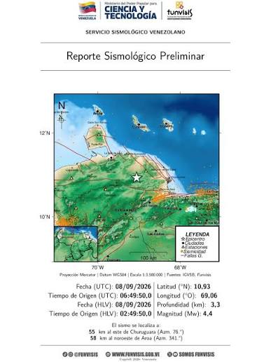 Los movimientos se presentan después de los terremotos registrados el pasado 24 de junio, que afectaron principalmente el norte del país y provocaron graves consecuencias en zonas como La Guaira
