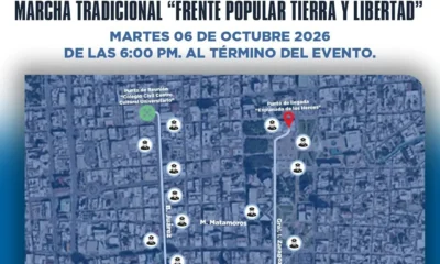 Las autoridades señalaron que los cierres serán temporales y se irán levantando conforme avance la marcha, por lo que las afectaciones a la circulación dependerán del desplazamiento de los manifestantes.