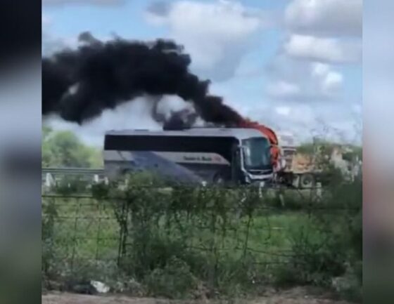 De acuerdo con los reportes, los cierres se registraron en al menos ocho puntos, entre ellos los cruces de Manuel Cavazos Lerma y Calixto Ayala; Sendero Nacional y Emilio Portes Gil; así como Pedro Cárdenas y Agapito González.