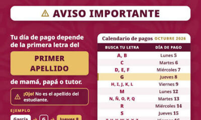 El monto base es de mil 900 pesos bimestrales por familia con al menos un estudiante de secundaria pública inscrito