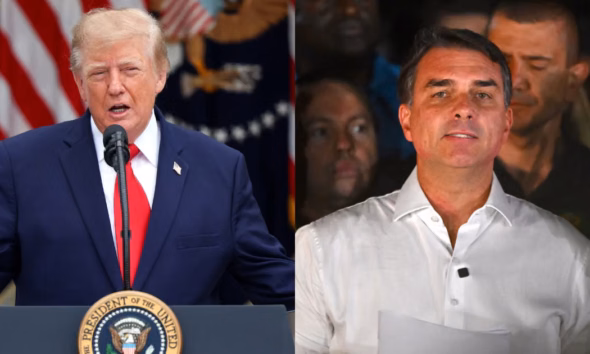 Flávio Bolsonaro perdió la segunda vuelta electoral al obtener el 48 por ciento de los votos, frente al 52 por ciento de Lula.