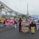 La protesta forma parte de las movilizaciones nacionales con las que trabajadores del IMSS buscan visibilizar sus demandas laborales.