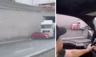 Tras el reporte, elementos de Protección Civil de Nuevo León y agentes de Vialidad municipal acudieron al sitio para atender el incidente.