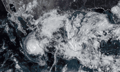 Las autoridades meteorológicas pronosticaron lluvias muy fuertes en la costa y el sur de Jalisco, así como precipitaciones fuertes en el sur de Nayarit y Colima.